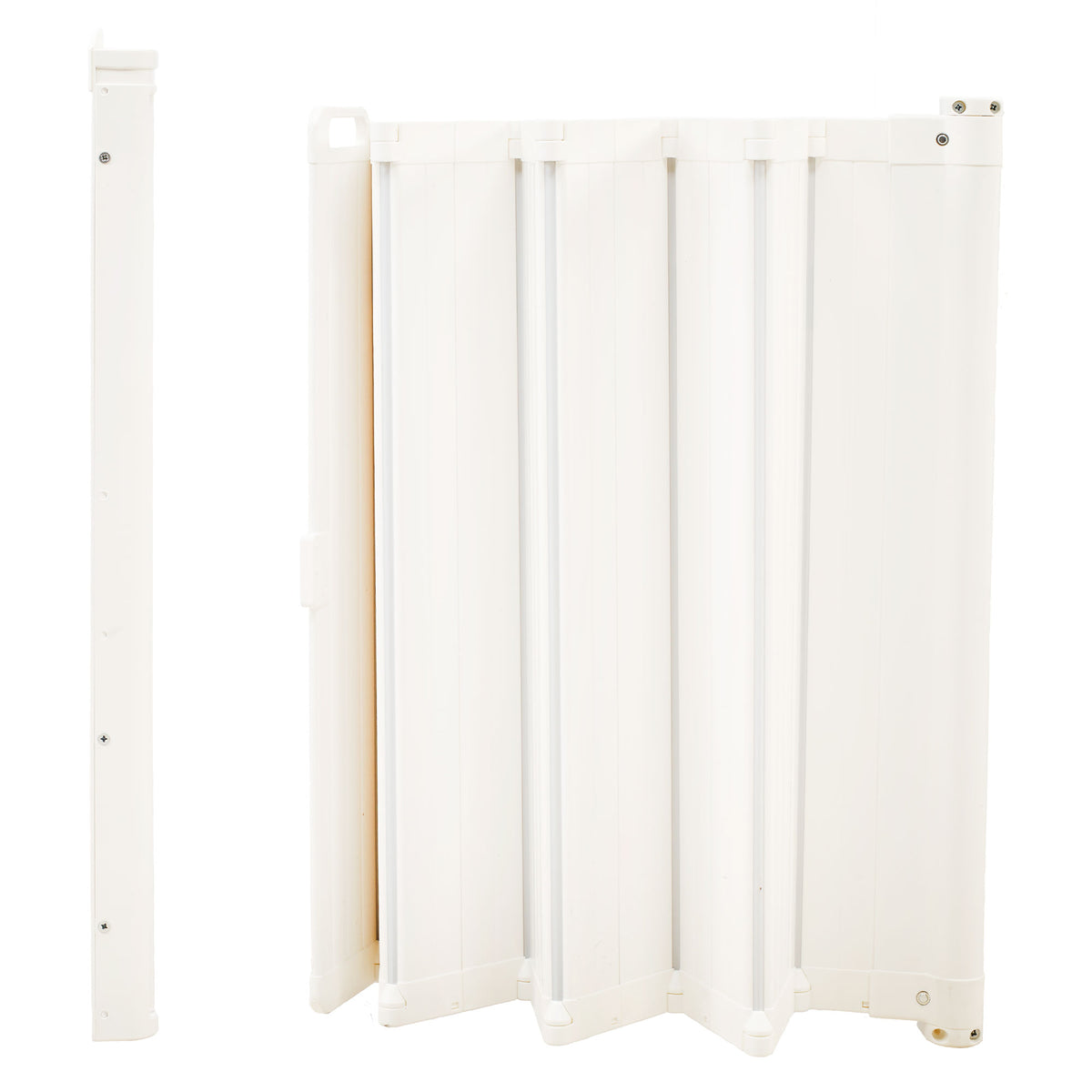 Scandinavian Pet Design Guard Me Retractable 22" to 36" Pet Safety Gate, White (Refurbished)