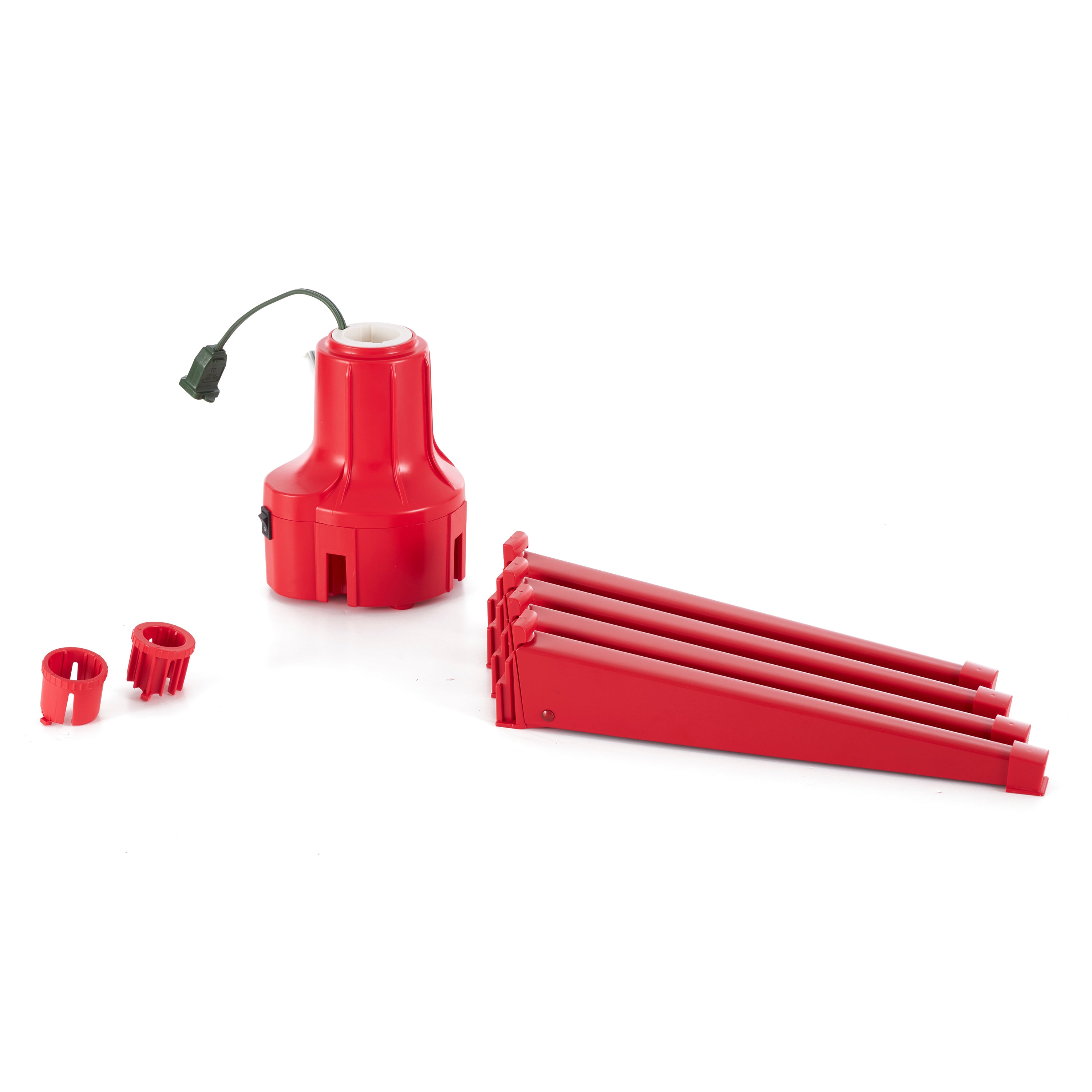 Home Heritage Metal Rotating Christmas Tree Stand for 7 Foot Trees (Open Box) - VMInnovations