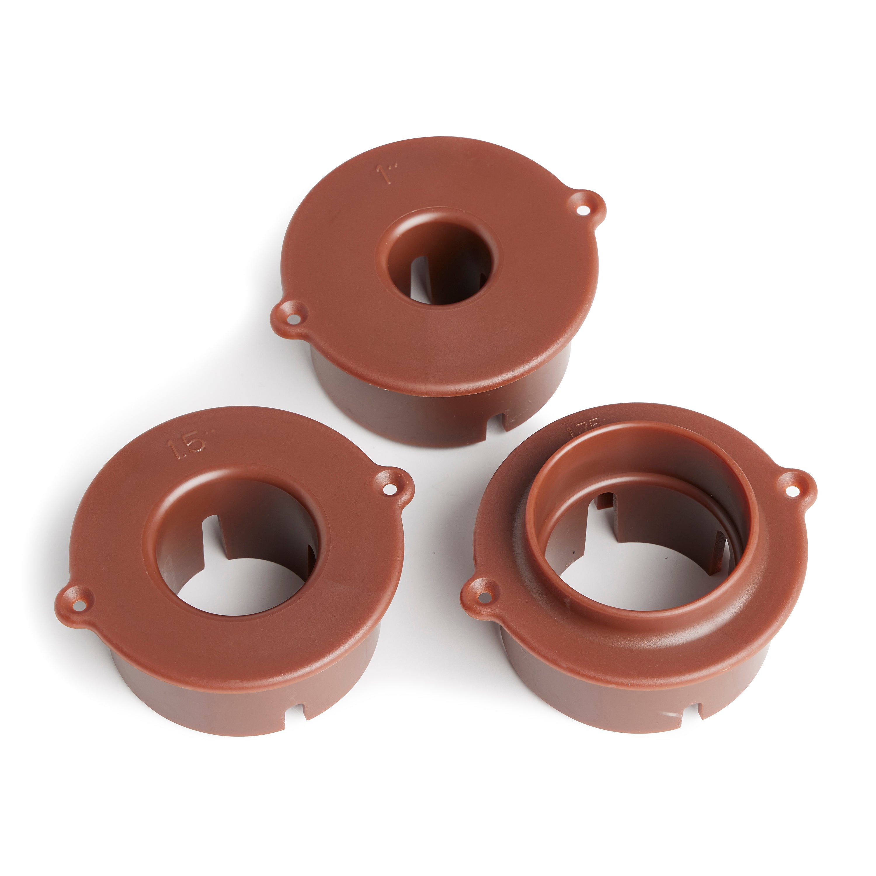 Home Heritage 1-1.75" Artificial Christmas Tree Base Rotating Metal Stand, Brown - VMInnovations