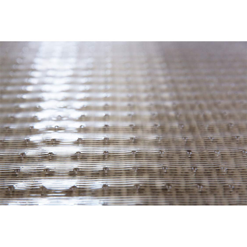 ES Ribbons 20 Feet x 27 Inch Cleated Clear Carpet Floor Runner, Vinyl (Used)