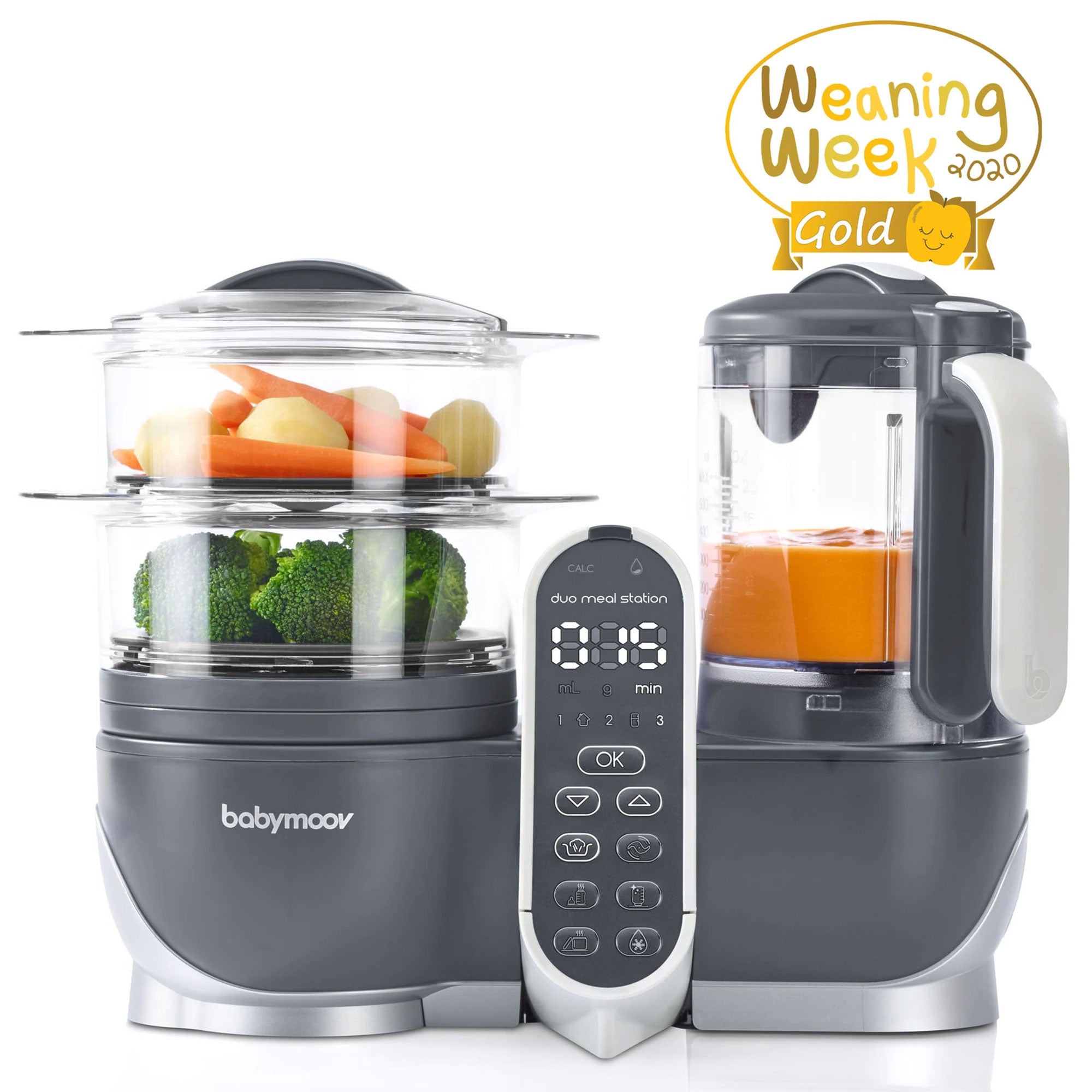 Babymoov Meal Food Maker Processor with Steam Cooker & Multi-Speed Blender(Used) - VMInnovations