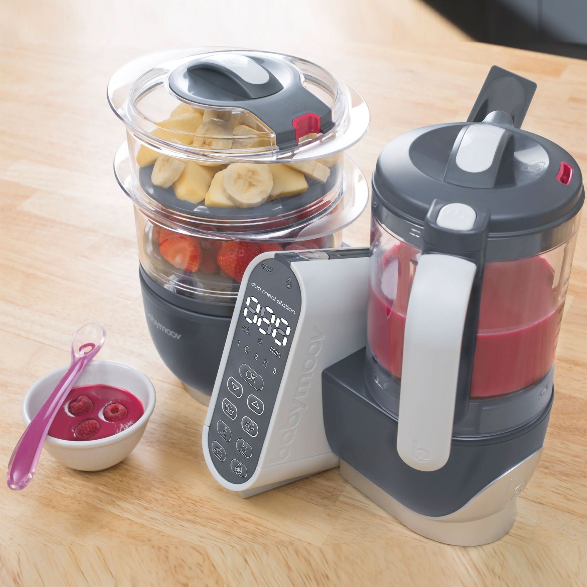 Babymoov Meal Food Maker Processor with Steam Cooker & Multi-Speed Blender(Used) - VMInnovations