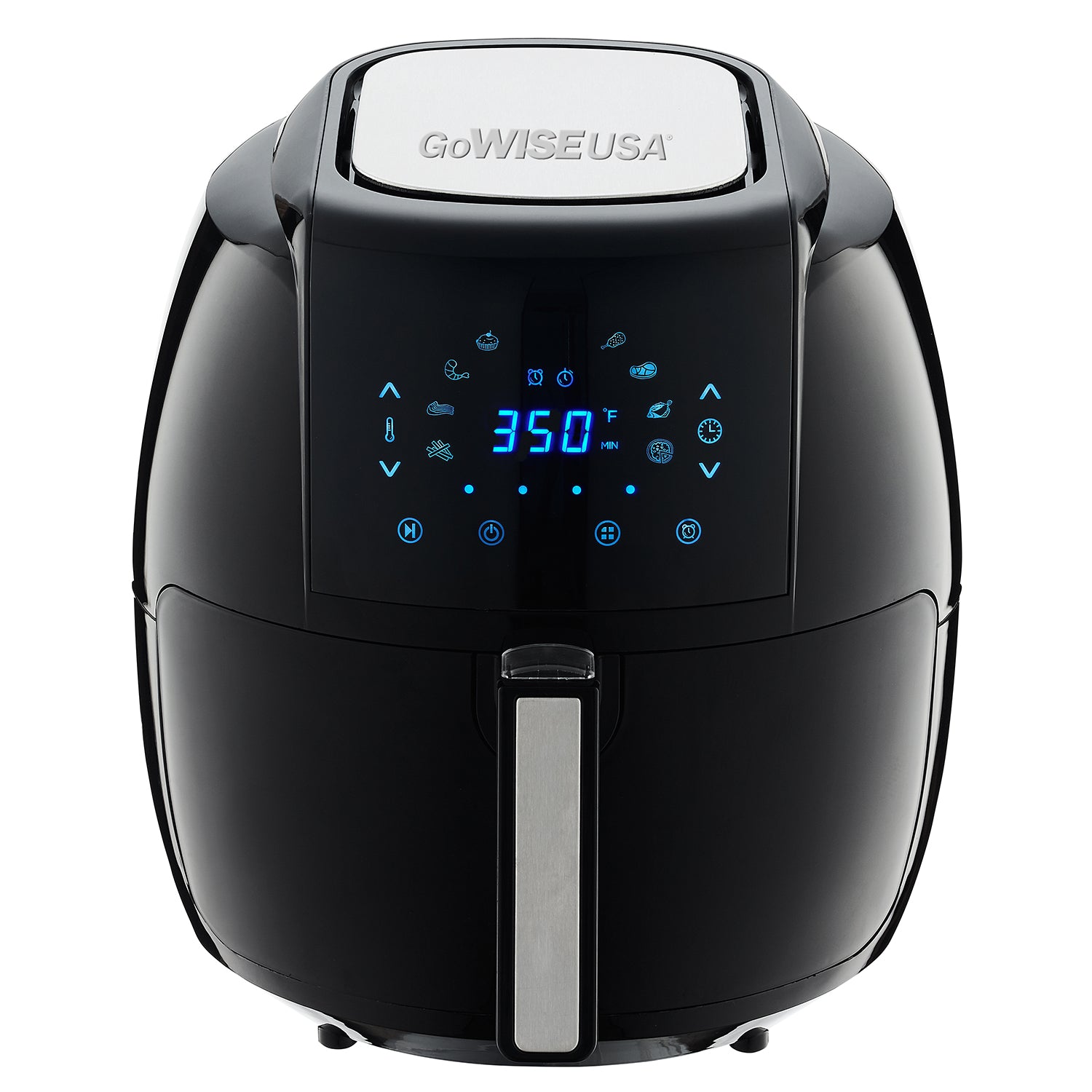 GoWISE USA 5.8 Qt 1700W 8-in-1 Programmable Digital Air Fryer XL, Black (Used) - VMInnovations