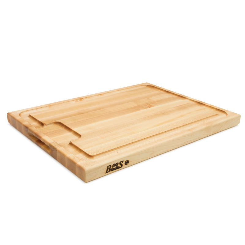 John Boos Au Jus Maple Wood Cutting Board with Juice Groove, 18" x 24" x 1.5"