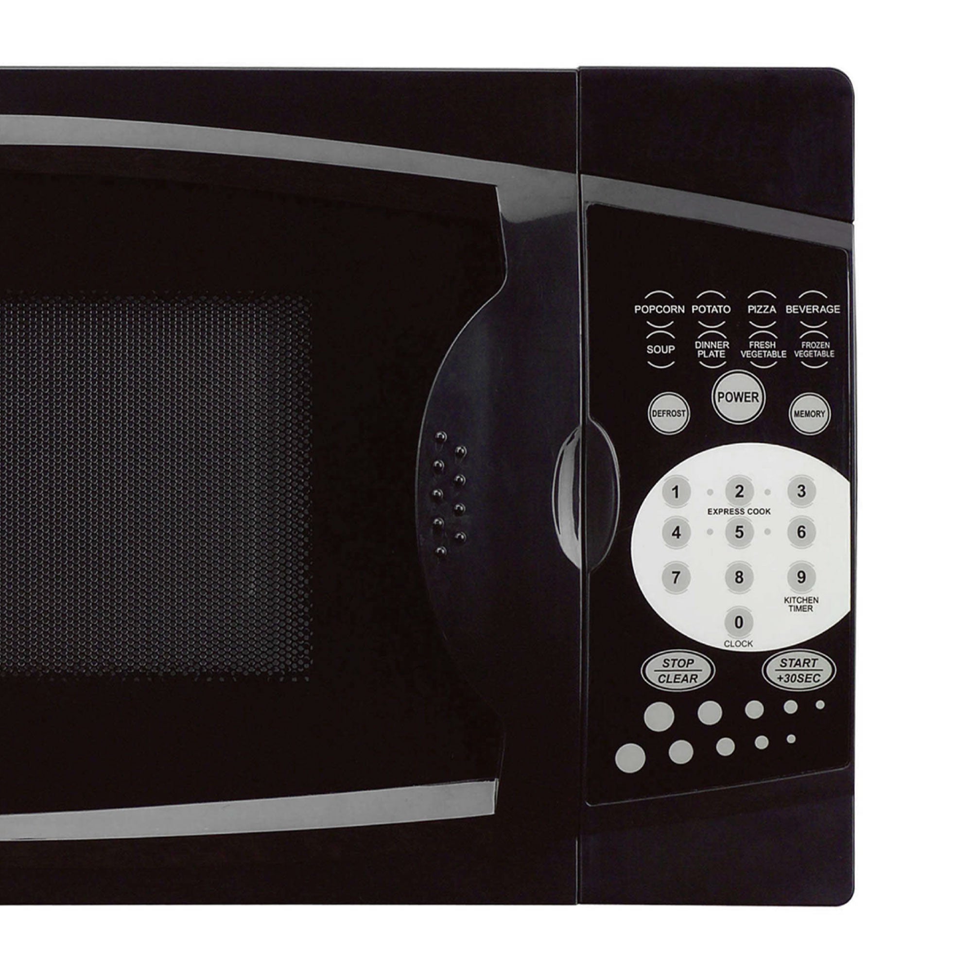 Magic Chef 700 Watt 0.7 Cubic Feet Microwave Digital Touch, Black (For Parts)