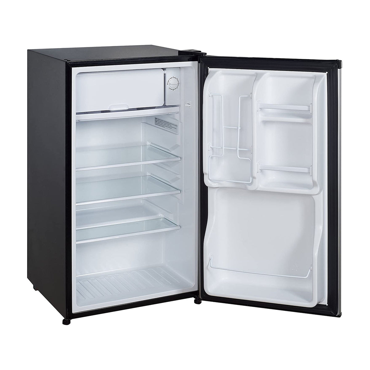 Magic Chef MCBR350S2 3.5 Cu Ft Mini Refrigerator & Freezer, Silver (Open Box)