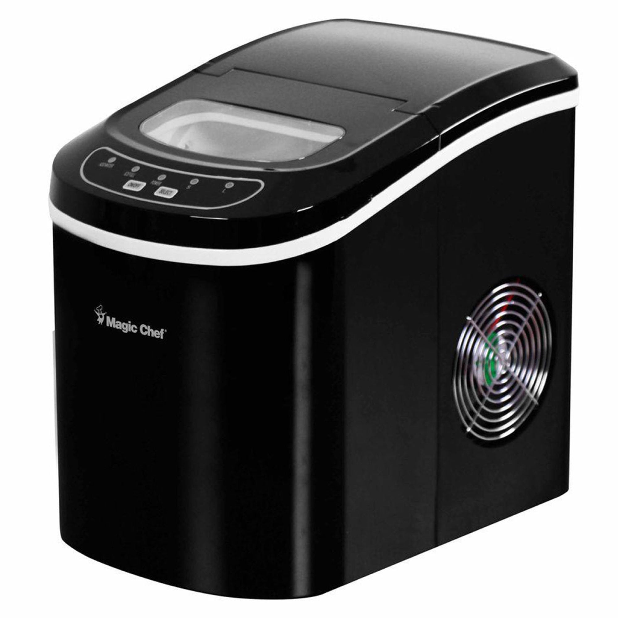 Magic Chef MCIM22B Portable Countertop Ice Maker, 27 LBs Per Day, Black (Used) - VMInnovations