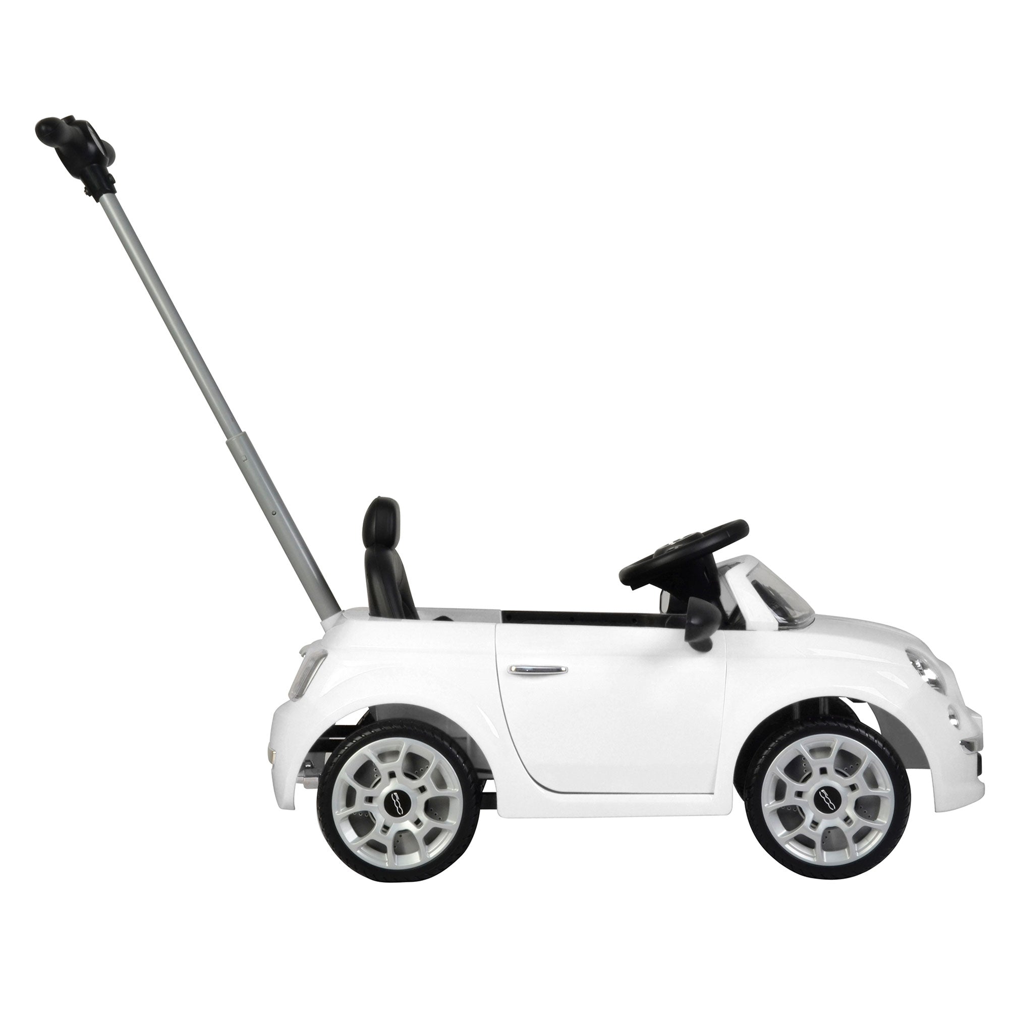 Best Ride On Cars 2-in-1 Fiat 500 Model Toddler Push Car Stroller (For Parts) - VMInnovations