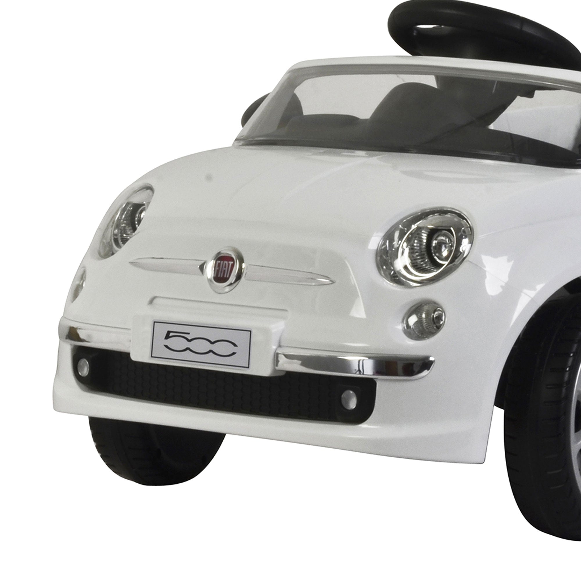 Best Ride On Cars 2-in-1 Fiat 500 Model Toddler Push Car Stroller (For Parts) - VMInnovations