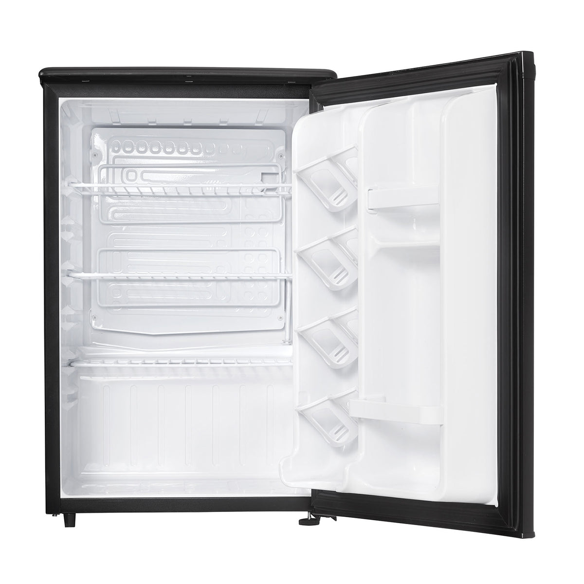Danby 2.6 Cubic Feet Compact Freestanding Refrigerator, Black (For Parts)