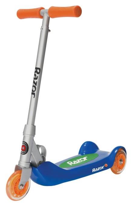 Razor Jr. Folding Kiddie Kids Kick Scooter (Blue) - Open Box