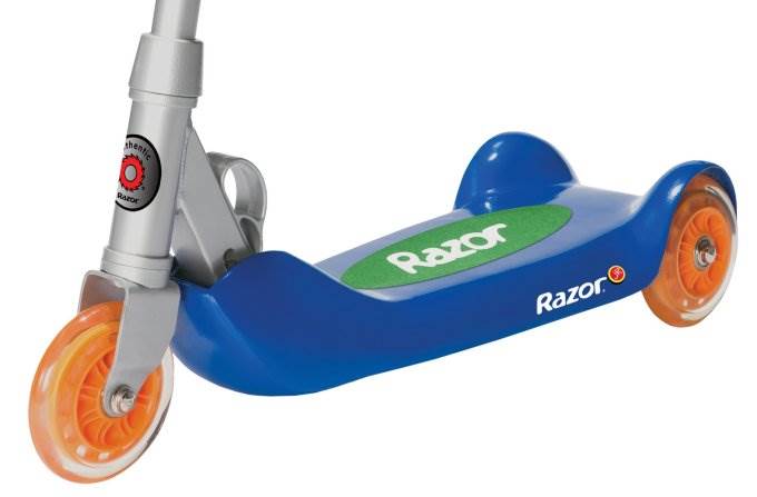 Razor Jr. Folding Kiddie Kids Kick Scooter (Blue) - Open Box