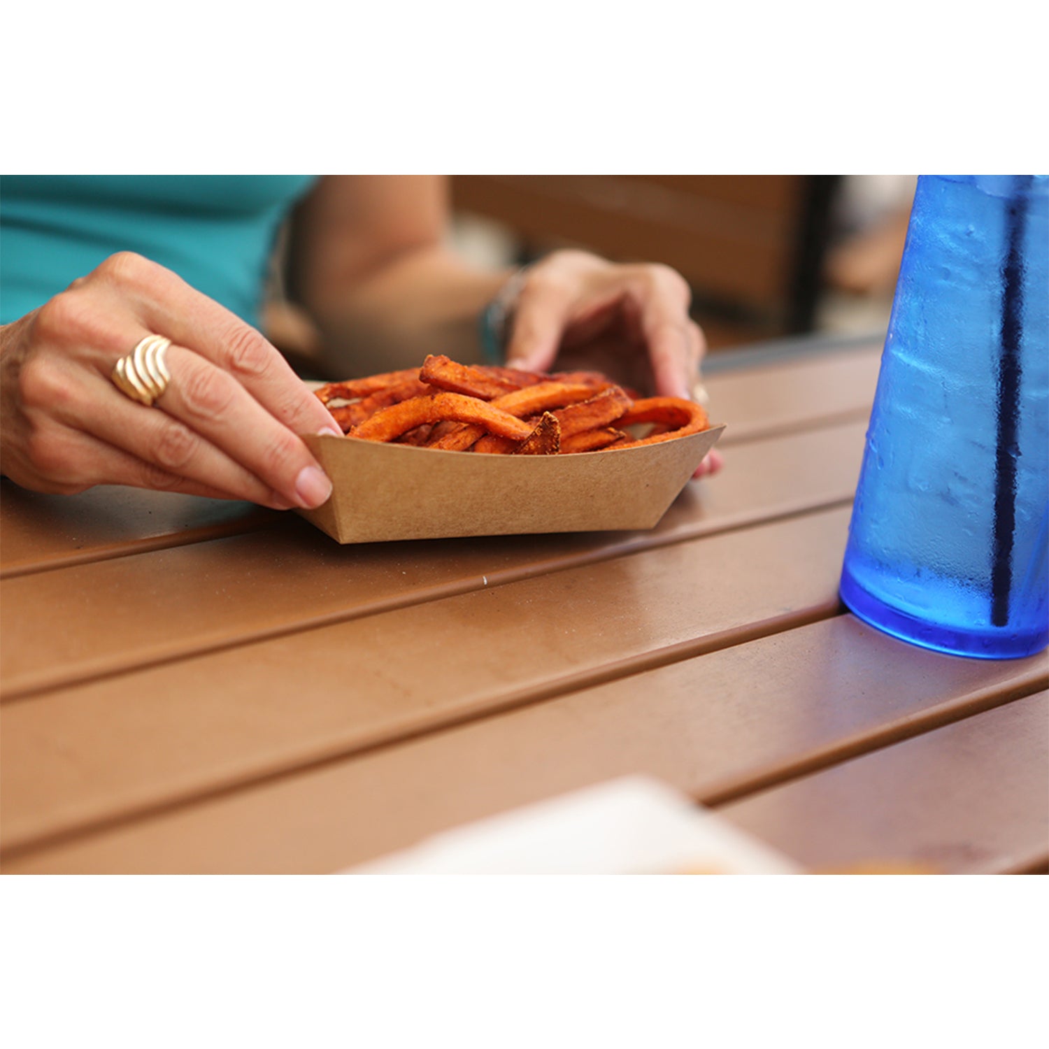 Southern Champion Tray Kraft Paperboard Eco Food Tray (1000 Pack) (Open Box)