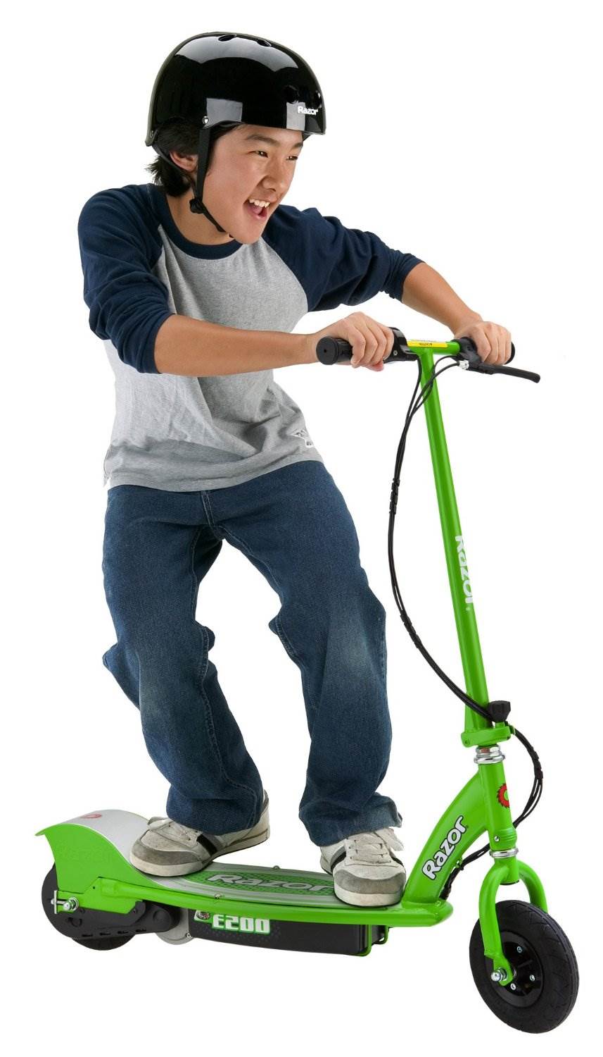 Razor E200 Electric Motorized Kids Scooter (Green) - Broken Throttle Cable