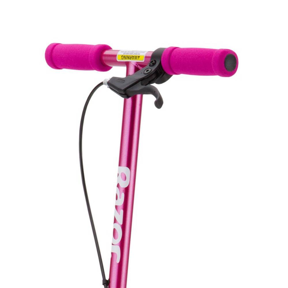 PowerWing 125mm 3 Wheel Inclined Caster Powered Scooter, Sweet Pea Pink (Used)
