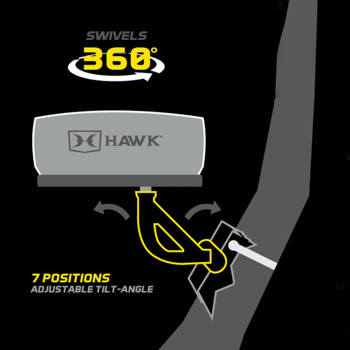 Hawk HWK-3001 Any Angle Weatherproof Memory Foam Hunting Hangout Tree Seat - VMInnovations