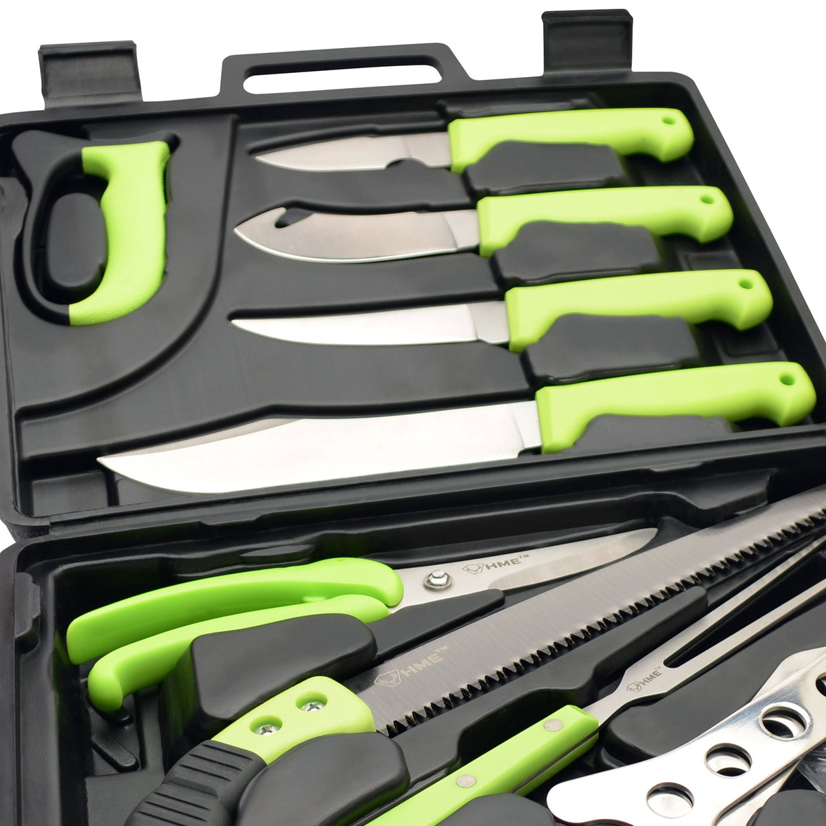 HME 12 Piece Deluxe Field Dressing Kit w/ Convenient Carry Case (Open Box)