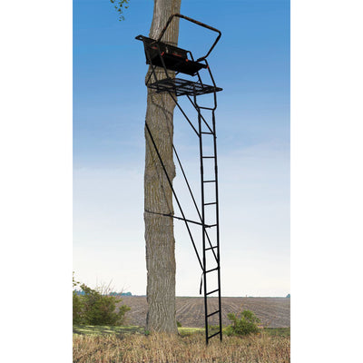 Big Game Spector XT Lightweight Portable 2 Hunter Tree Ladder Stand, 17 Foot - VMInnovations
