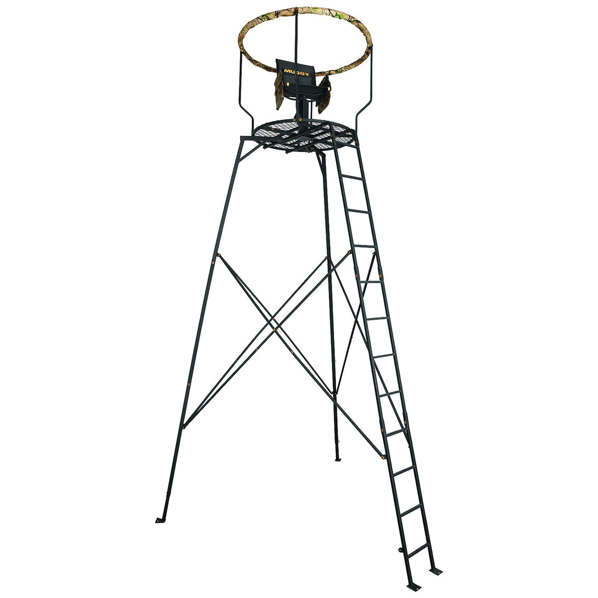 Muddy MTP3000 Liberty 16 Foot High Deer Hunting Tri-Pod Stand with Flex Tek Seat (Refurbished)
