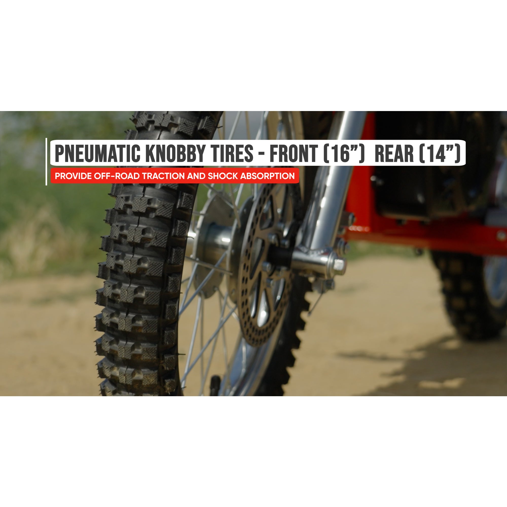 Razor MX500 Red Dirt Rocket High-Torque Electric Motorcycle Dirt Bike(Open Box) - VMInnovations