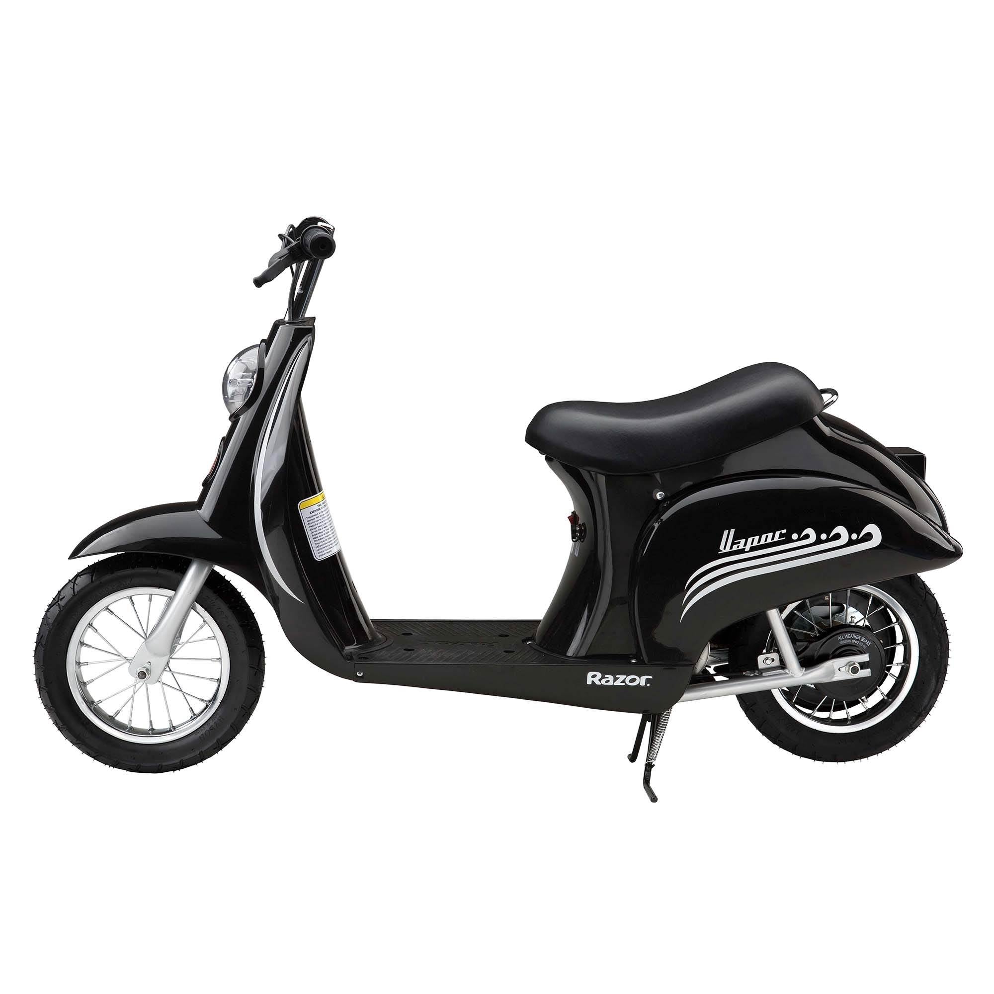 Razor Pocket Mod Miniature Euro 24V Electric Kids Retro Scooter, Black (Used) - VMInnovations
