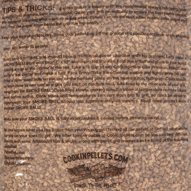 CookinPellets 40 Lb Mix Hickory, Cherry, Maple, and Apple Wood Pellets (3 Pack)
