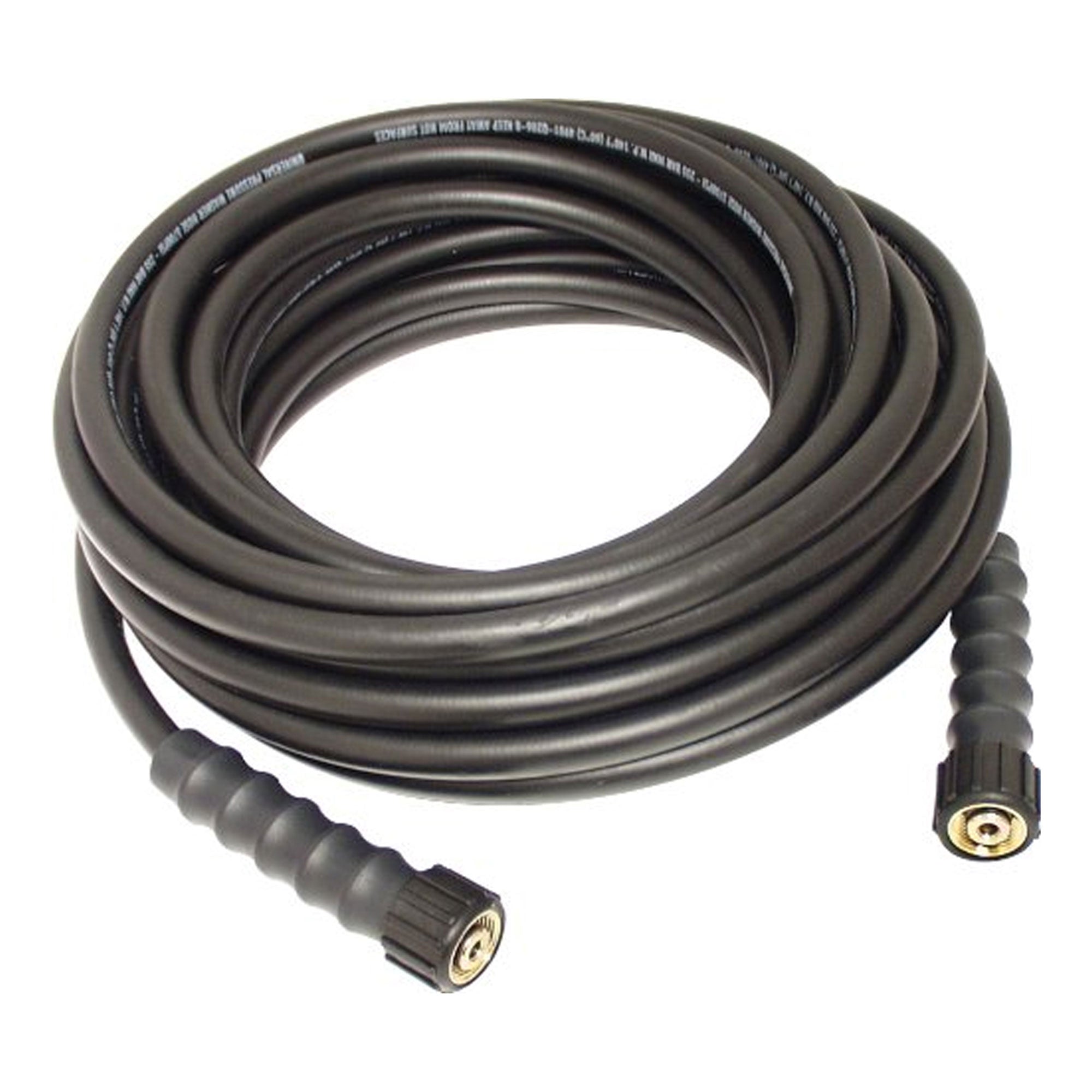 Apache 5/16 Inch 3700 psi Thermoplastic Pressure Washer Hose, Black (2 Pack)