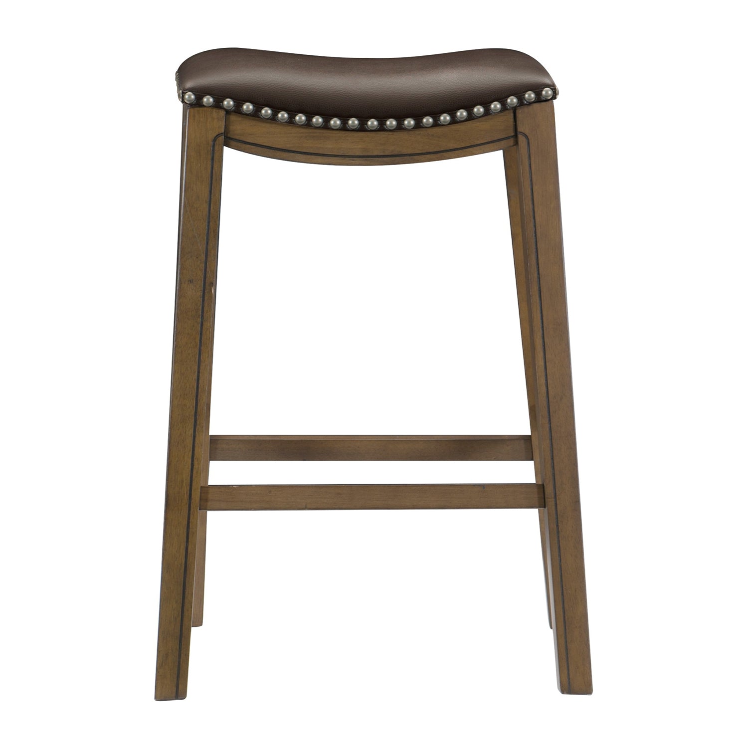 Homelegance 29" Pub Height Wooden Bar Stool Saddle Seat Barstool (For Parts) - VMInnovations