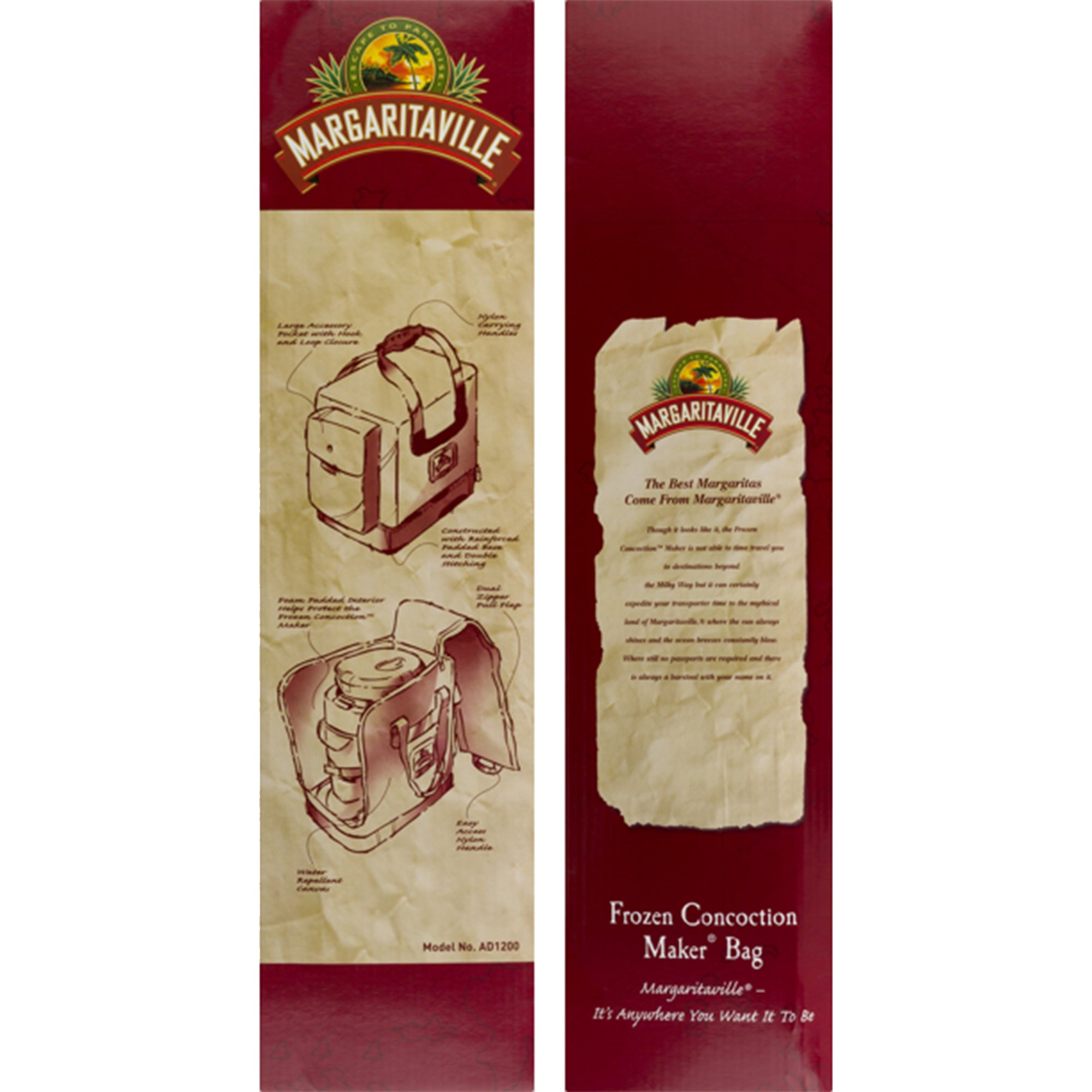 Margaritaville Water Repellant Foam Padded Concoction Maker Travel Bag (Used) - VMInnovations