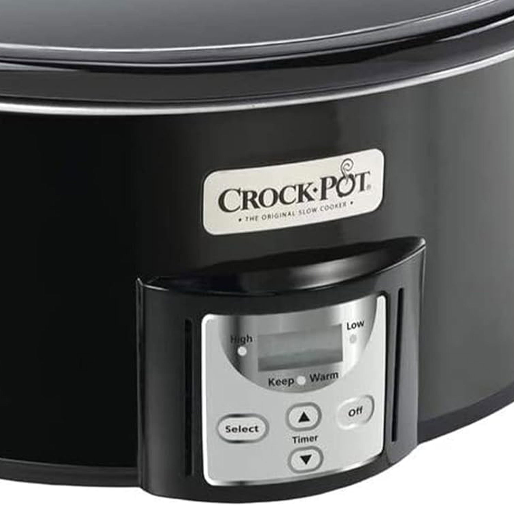 Crock-Pot 4 Qt Digital Count Down Food Slow Cooker Appliance, Black (Used) - VMInnovations