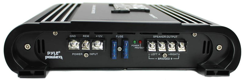 Pyle PLA2378 Bridgeable 2 Channel 2000 Watt Car Audio Mosfet Amplifier (4 Pack)