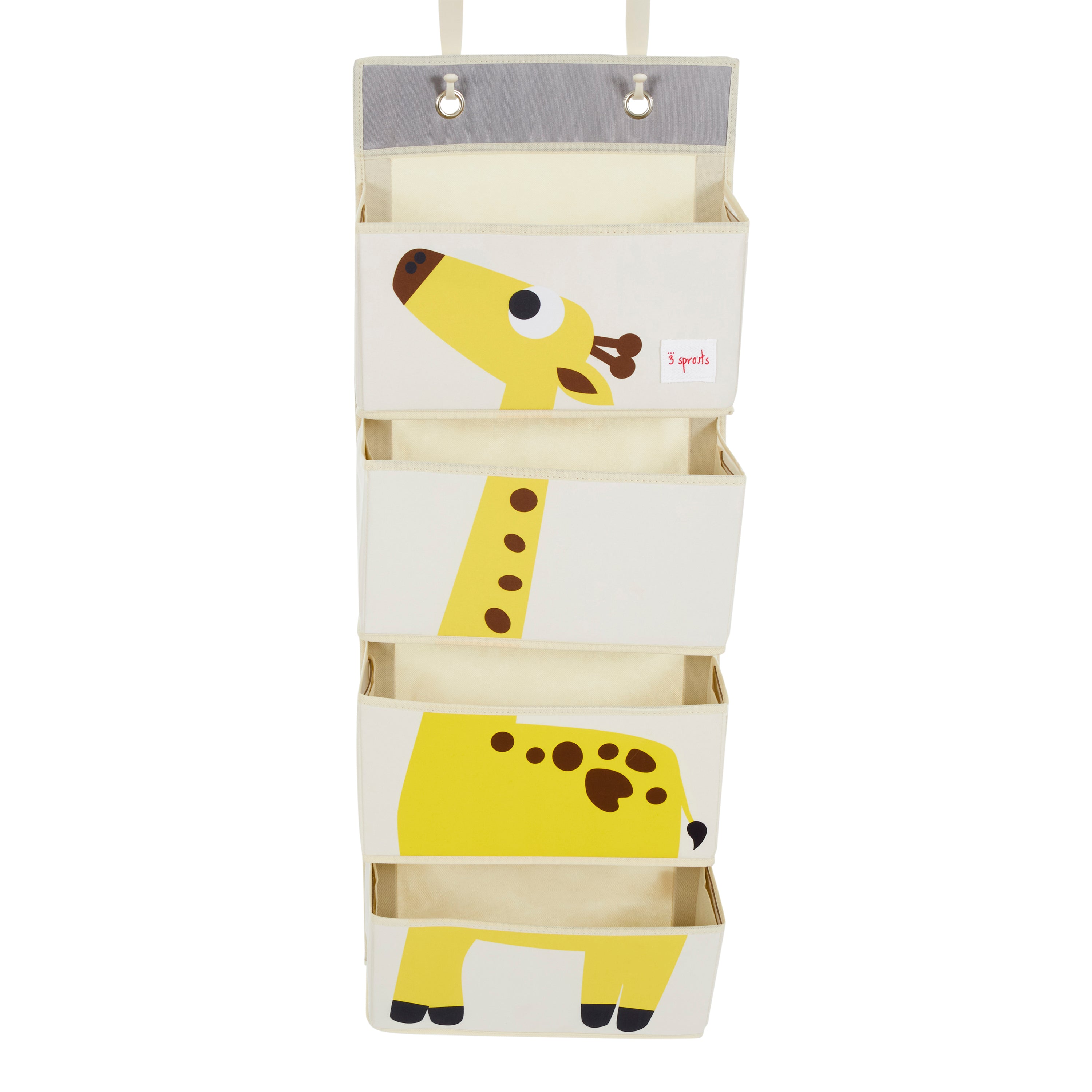 3 Sprouts Storage Bin Basket, Zebra & Wall Hanging Storage Organizer, Giraffe