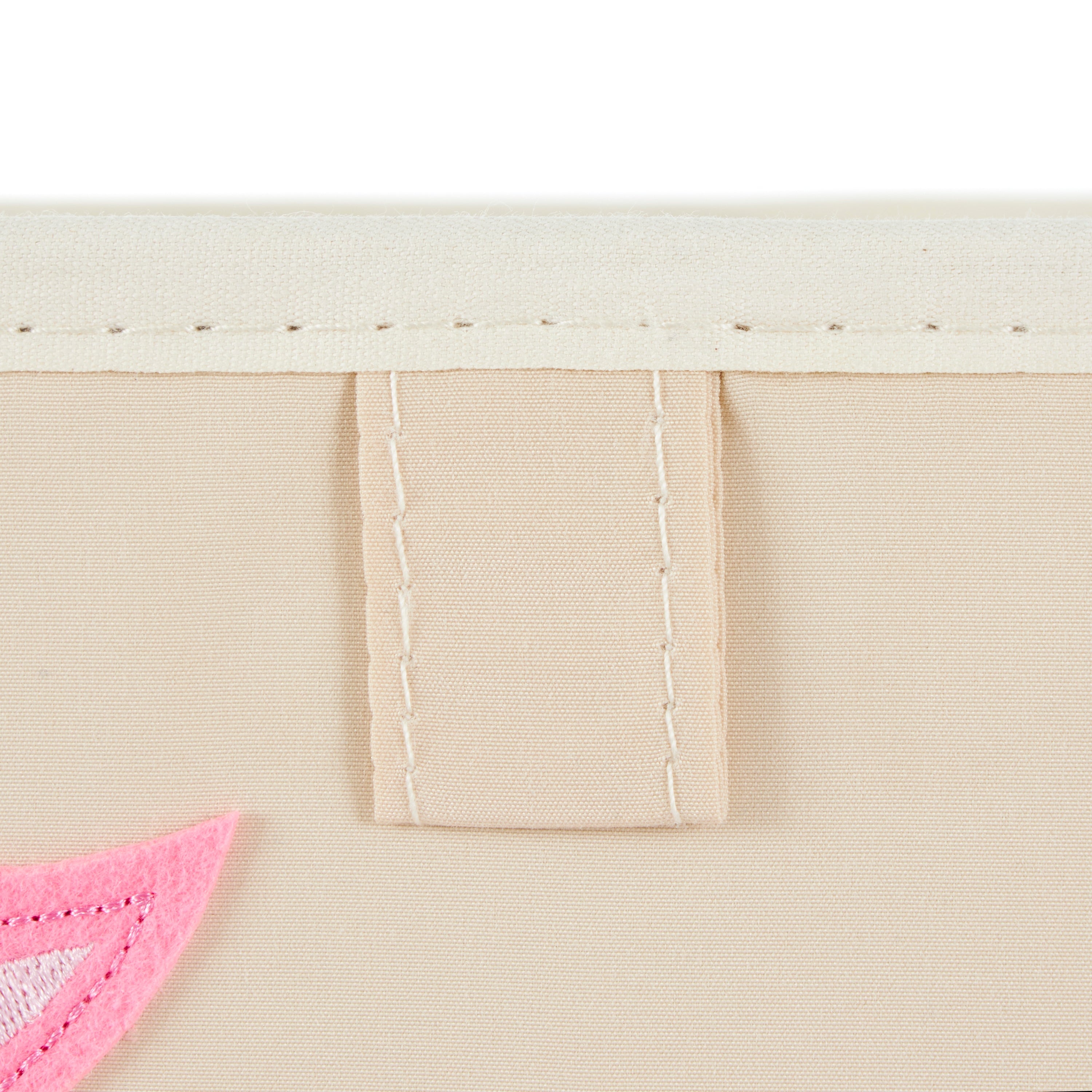 3 Sprouts Kids Children's Foldable Fabric Storage Cube Box, Pink Unicorn (Used) - VMInnovations