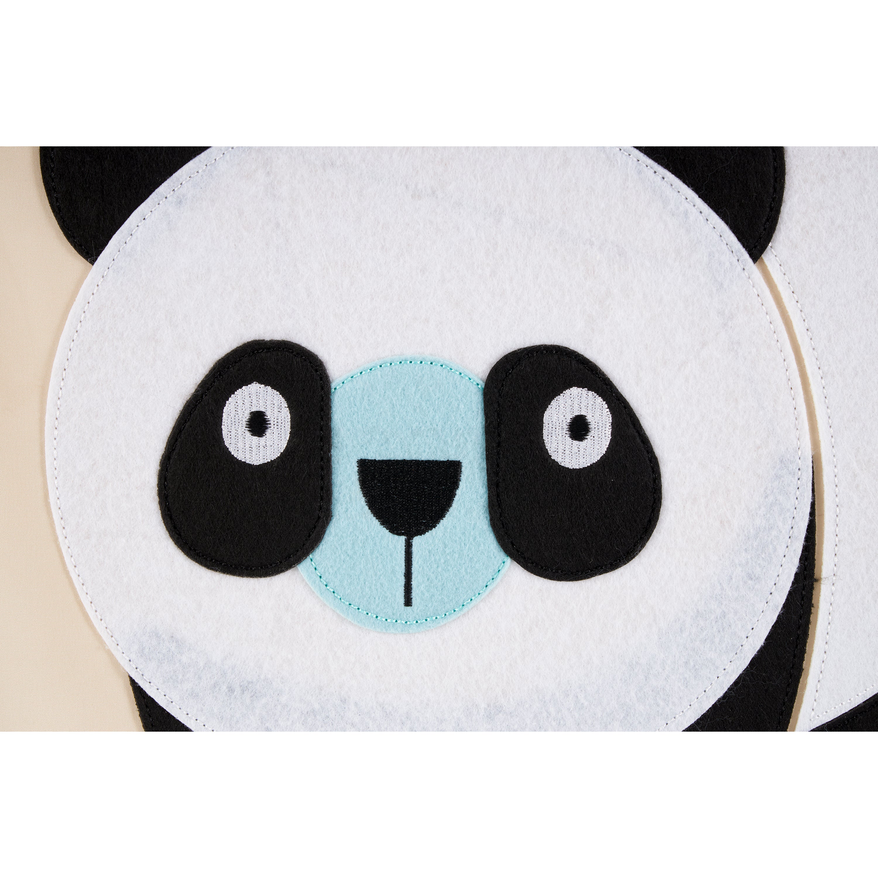 3 Sprouts Kids Dragon Felt Storage Cube Toy Bin w/ Panda & Peacock Cube Toy Bins - VMInnovations