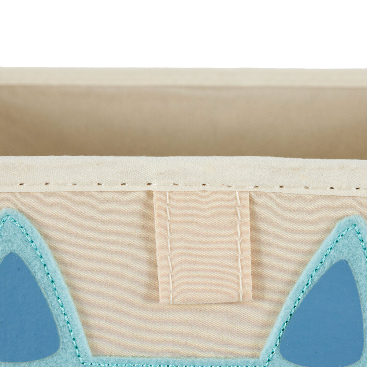 3 Sprouts Children's Fabric Storage Cube Bundle with Blue Cat and Bunny Rabbit