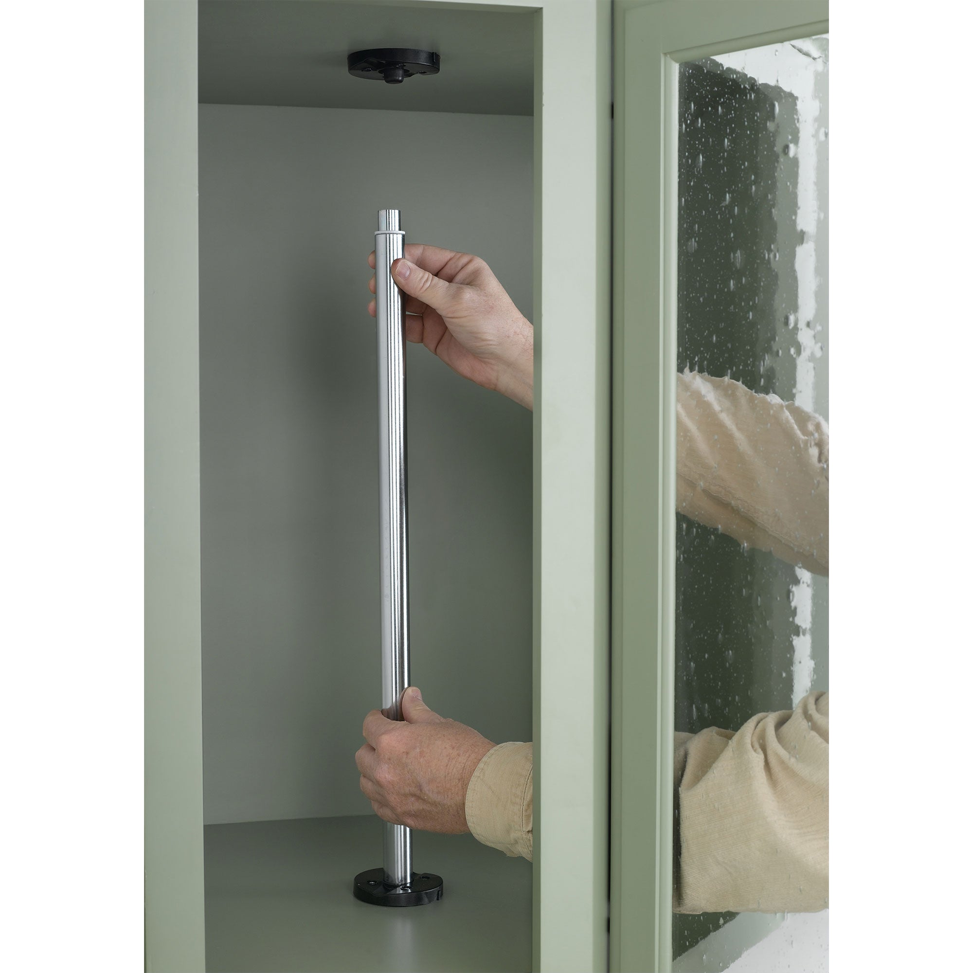 Rev-A-Shelf 24'' Lazy Susan Full-Circle Polymer 2-Shelf, White, 3072-24-11-52 - VMInnovations