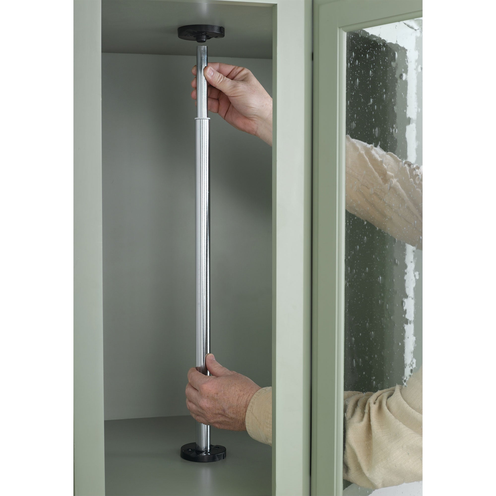 Rev-A-Shelf 24'' Lazy Susan Full-Circle Polymer 2-Shelf, White, 3072-24-11-52