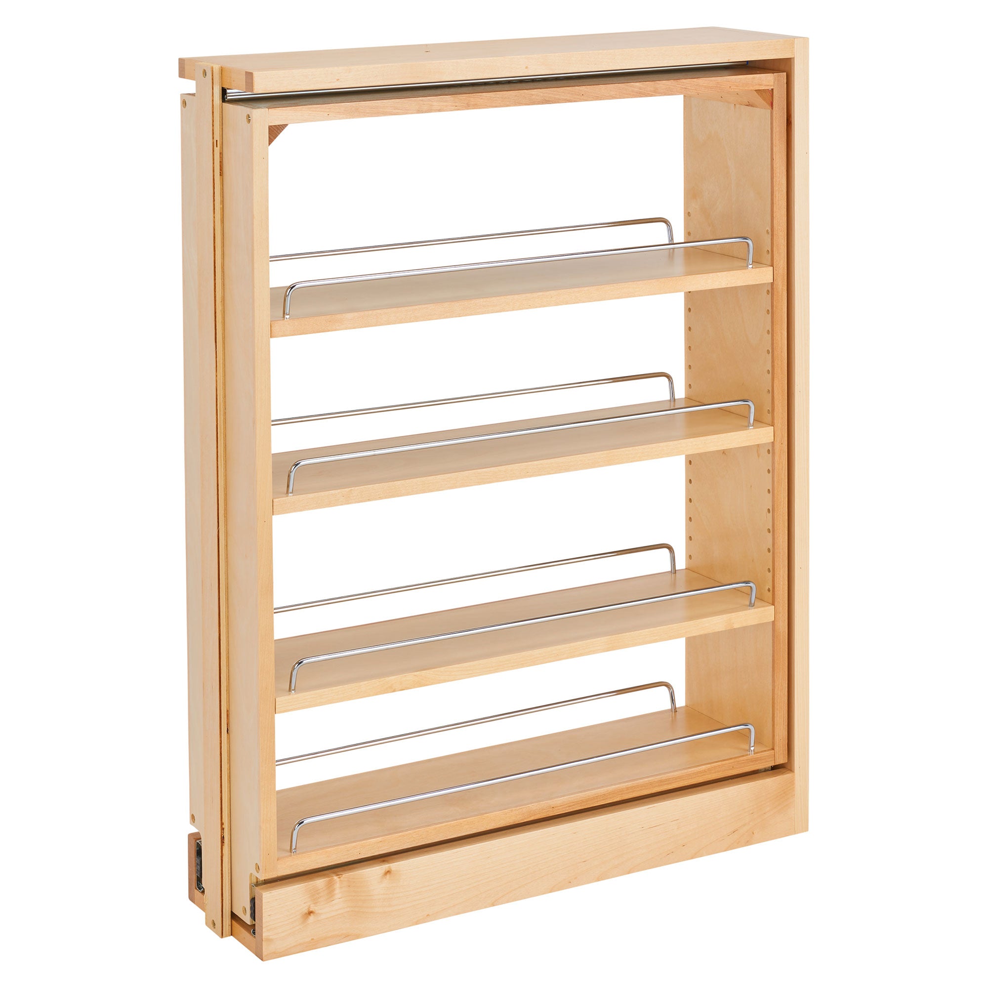 Rev-A-Shelf 6" Pullout Base Filler Cabinet Rack w/ Soft-close, 432-BFBBSC-6C - VMInnovations