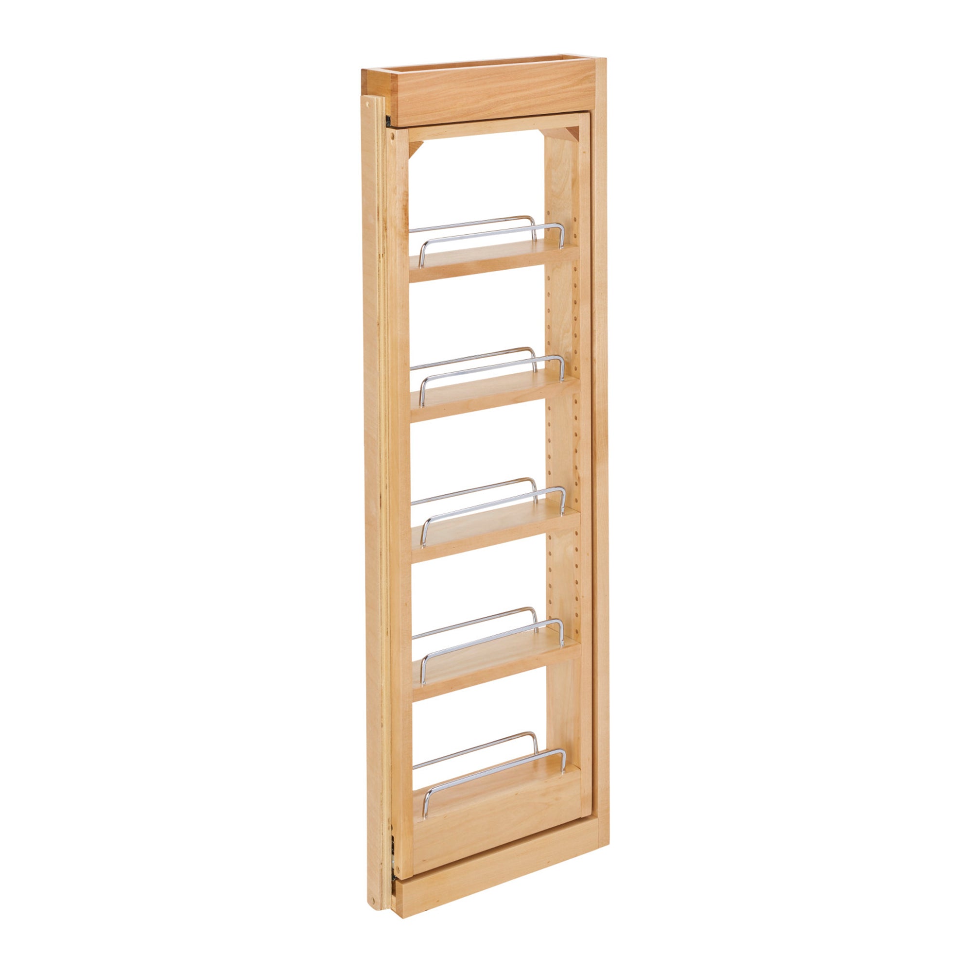 Rev-A-Shelf Pullout Wall Filler Cabinet Wooden Organizer, 36" Hgt, 432-WF36-3C - VMInnovations