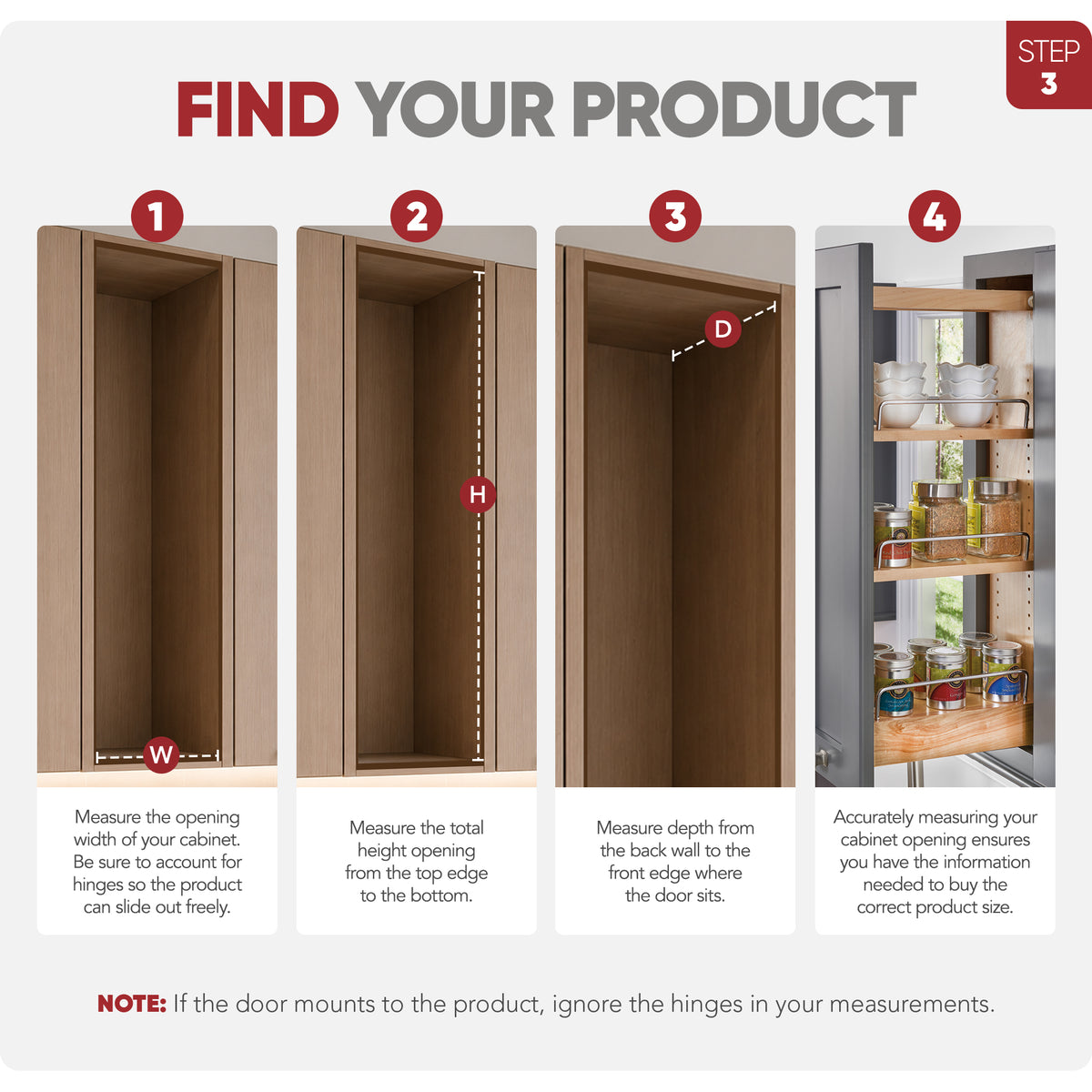 Rev-A-Shelf 448-BBSCWC-8C 8" Pullout Soft Close Storage Organizer, Wood (Used)