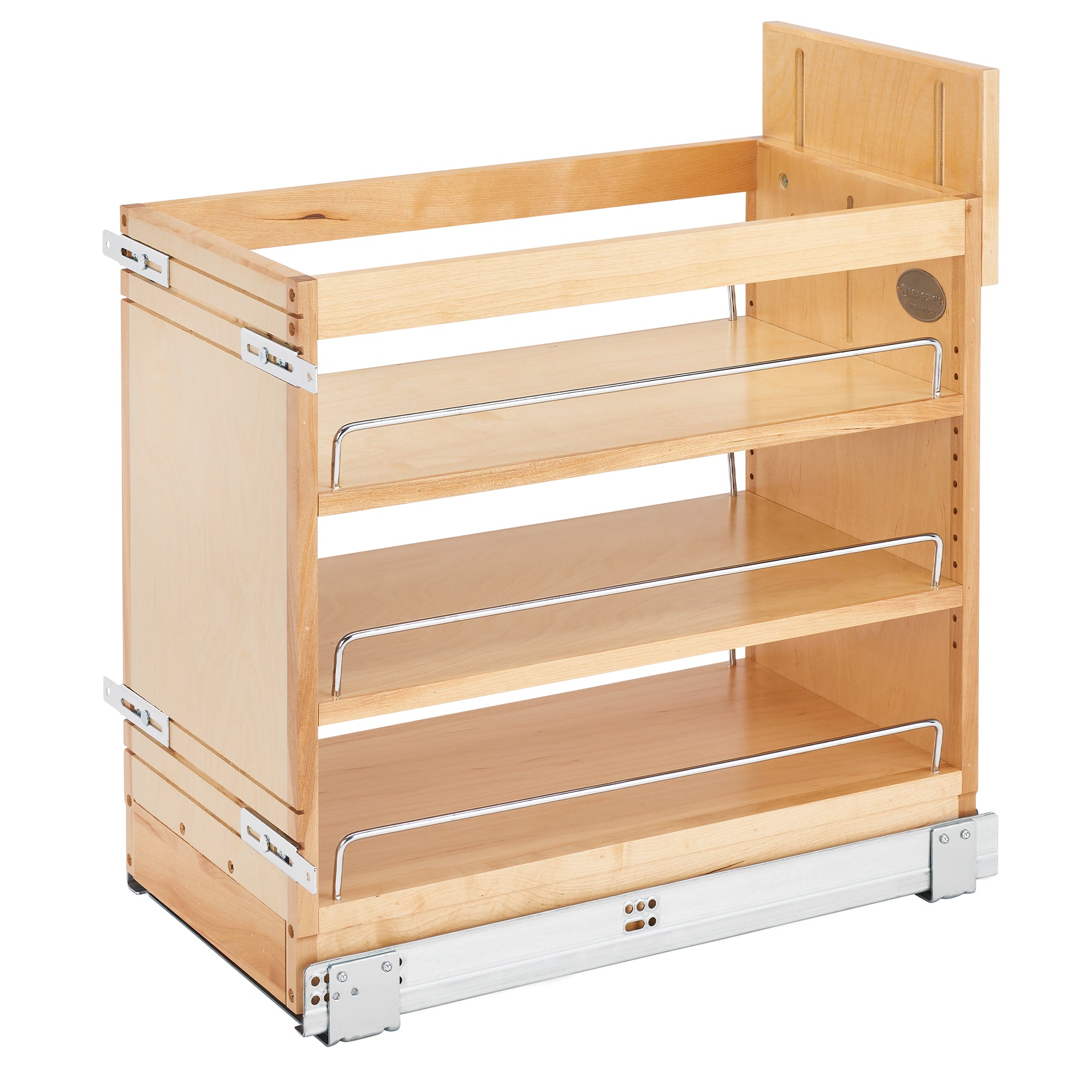 Rev-A-Shelf 11" Door/ Drawer Base Cabinet Organizer Soft-close, 448-BDDSC-11C - VMInnovations
