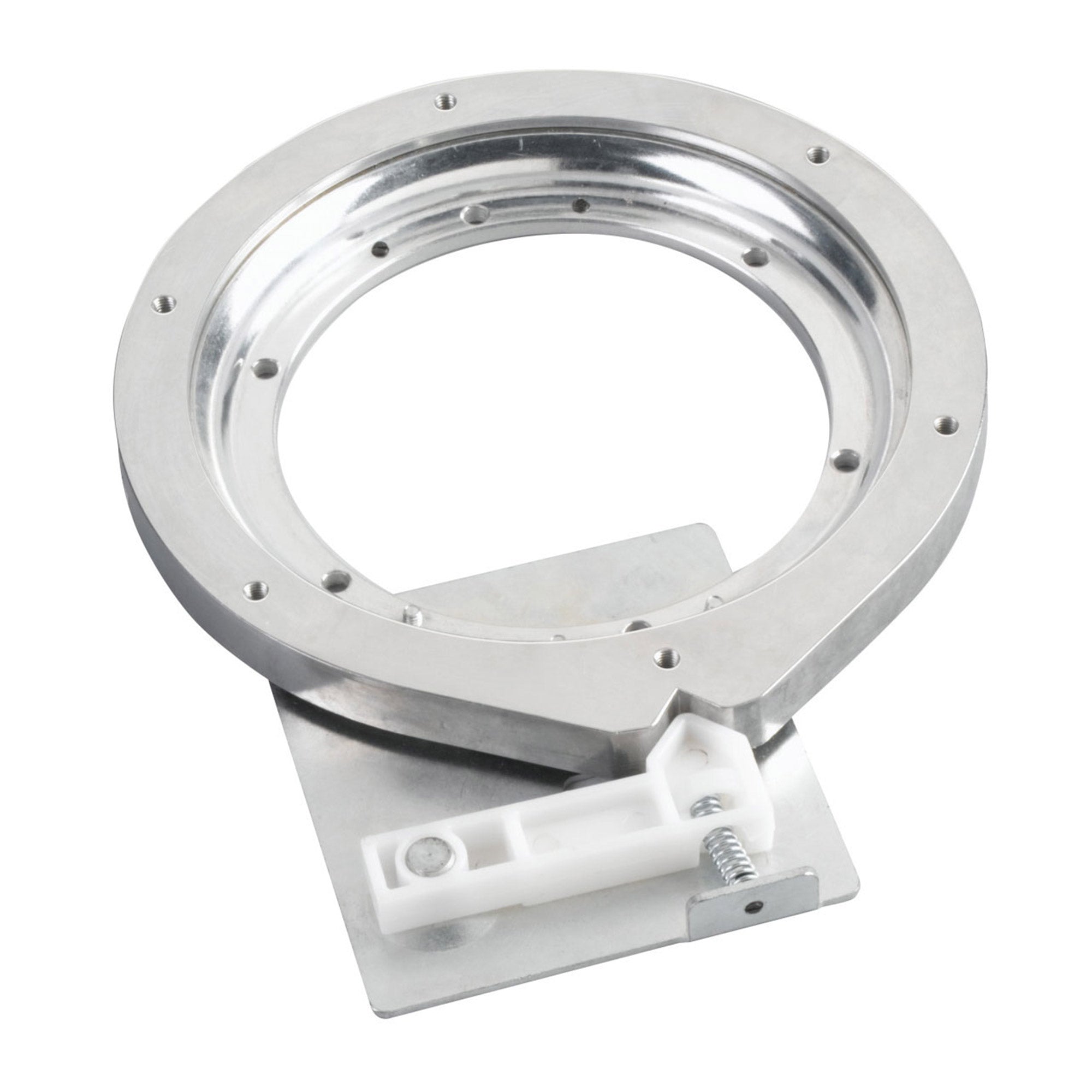 Rev-A-Shelf 22" Lazy Susan D-Shaped w/ Swivel Bearings, 4WLS201-22-BS52
