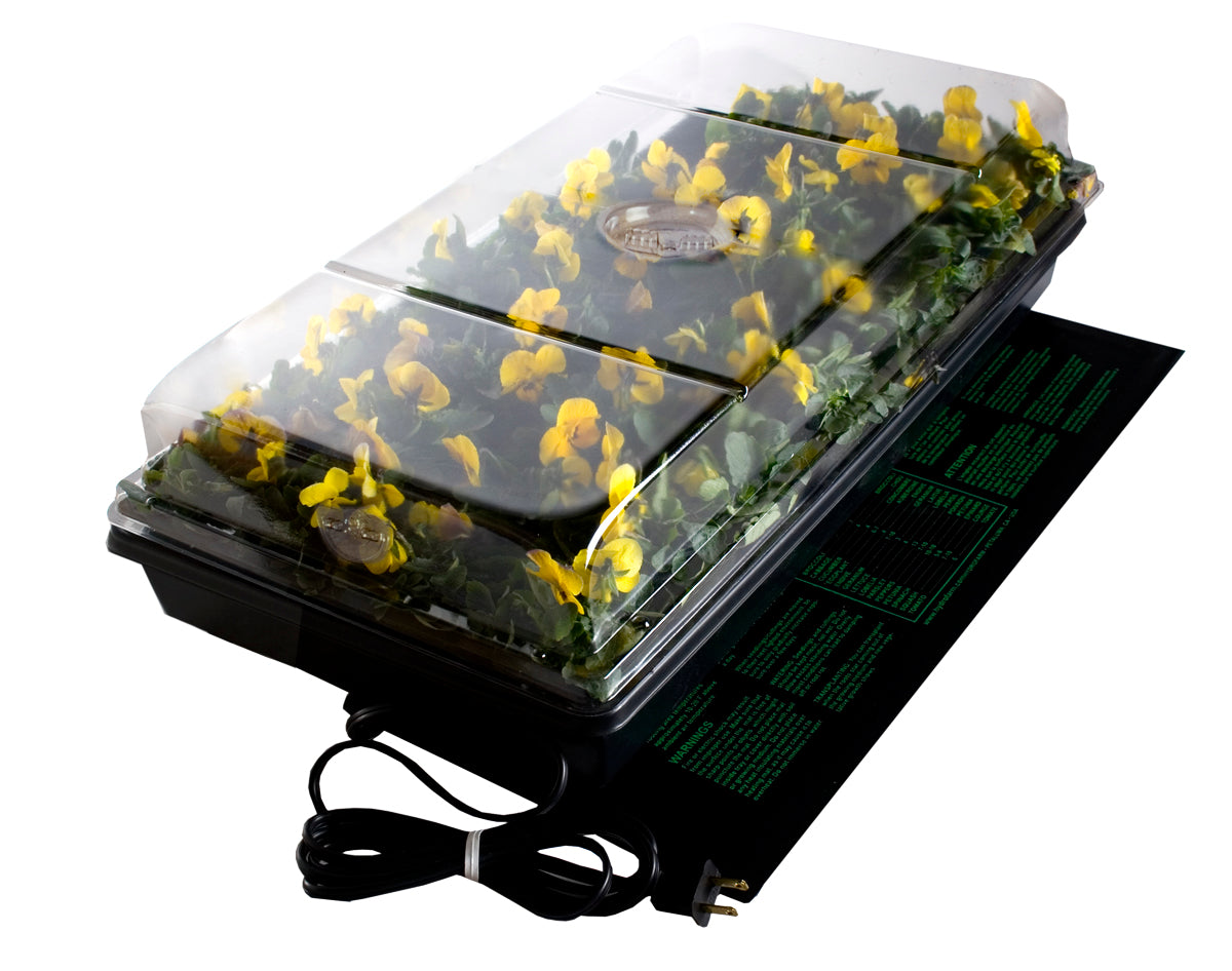 Hydrofarm CK64050 Germination Station w/ Heat Mat, Tray, Cell Insert & Dome (2) - VMInnovations