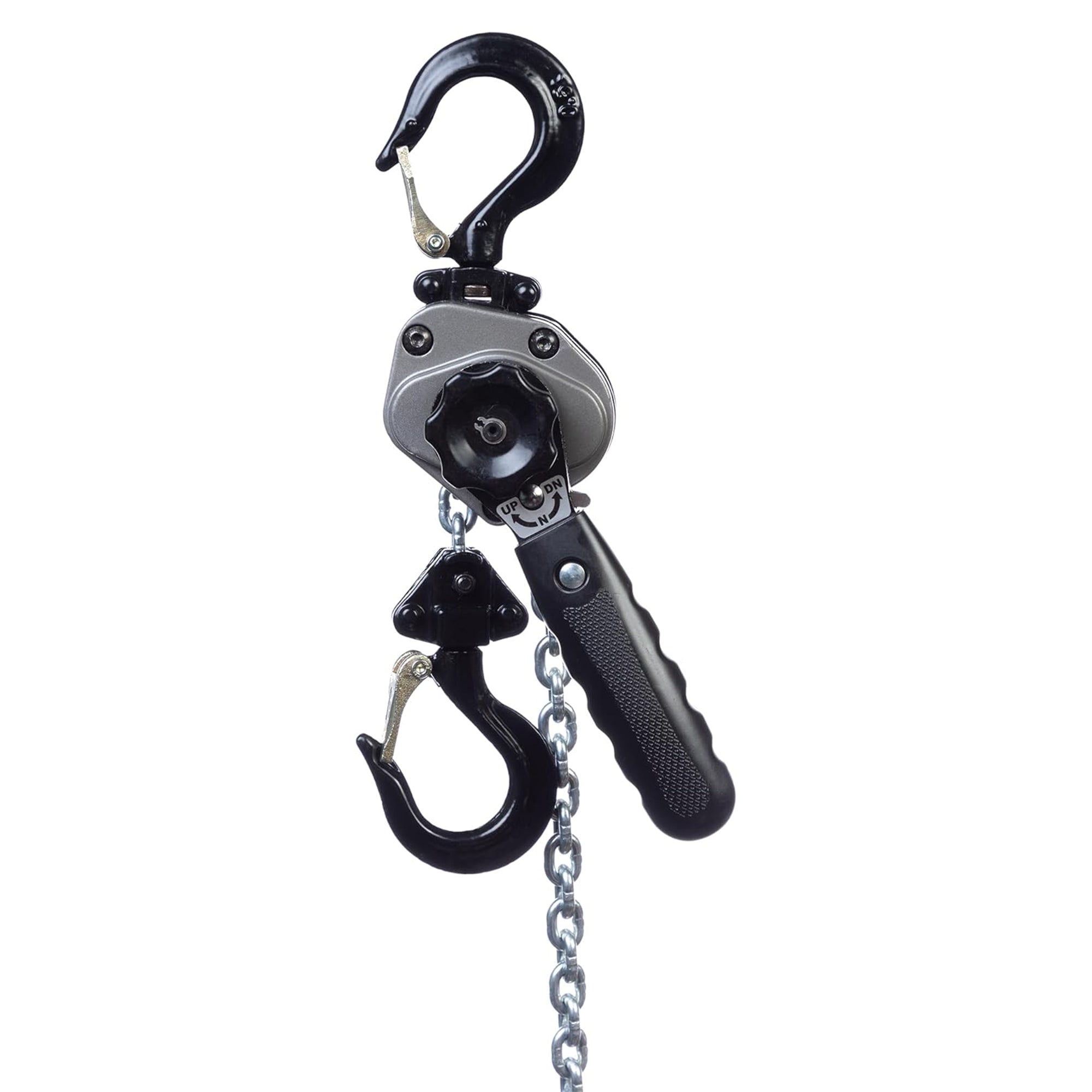 Jet JLH-50-15 0.5 Ton Compact Ratchet Lever Chain Hoist w/ 15 Ft Lift & 2 Hooks - VMInnovations