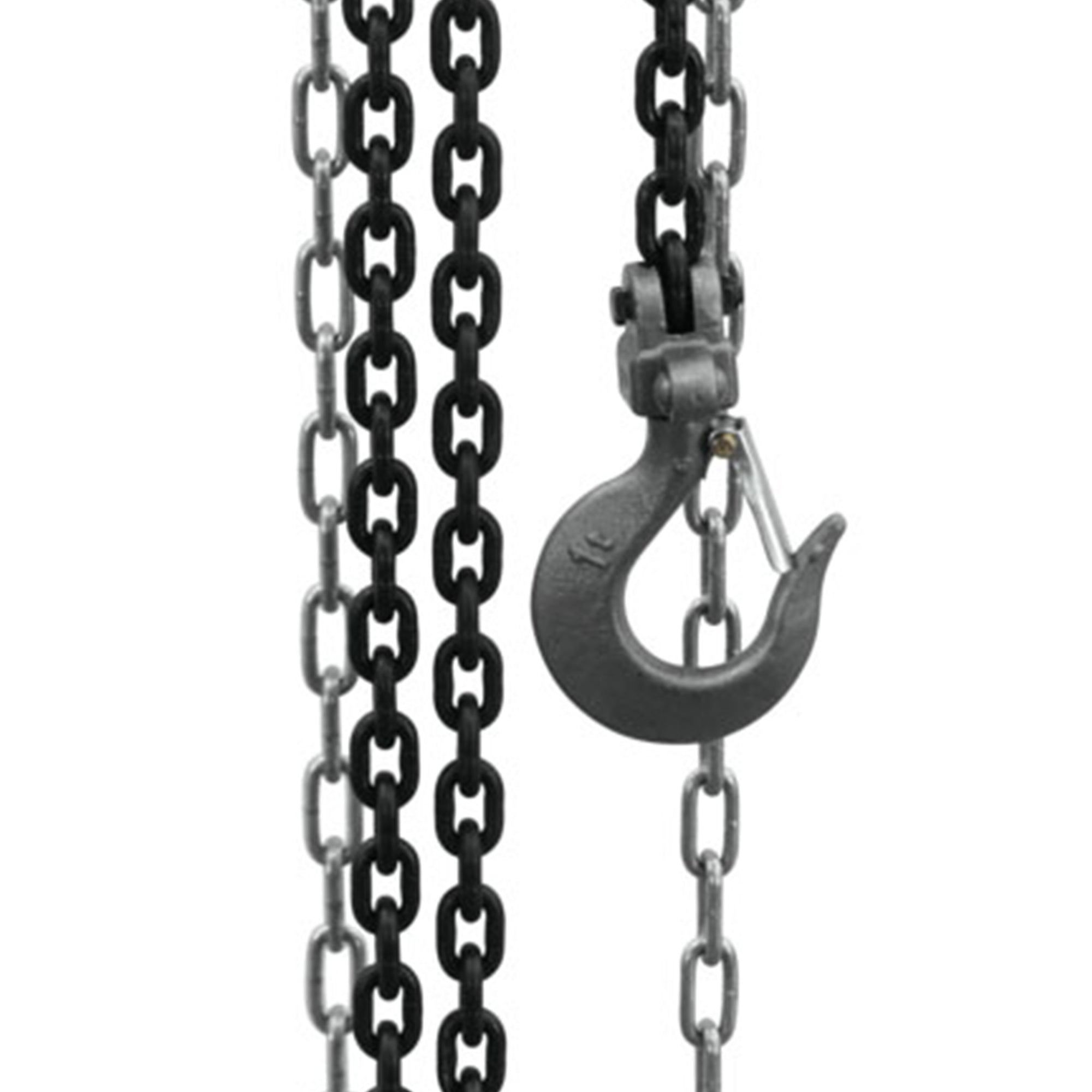 Jet S90-100-15 Contractor 1 Ton Hand Chain Hoist with 15 Foot Lift & 2 Hooks