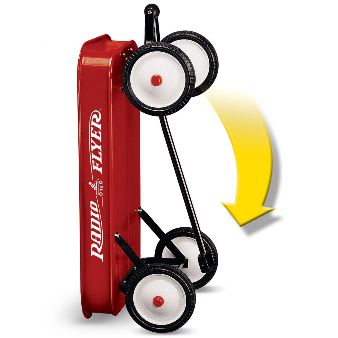 Radio Flyer 10 Inch Steel Wheels Classic Design Kids Red Wagon(Open Box)(2 Pack) - VMInnovations