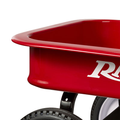 Radio Flyer 18Z 10 Inch Steel Wheels Timeless Classic Design Kids Red Wagon - VMInnovations