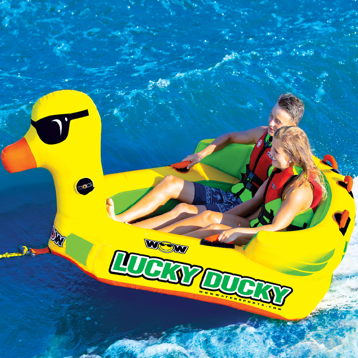 WOW Watersports Mega Ducky Boating Tube and Big Al Junior Alligator Inner Tube