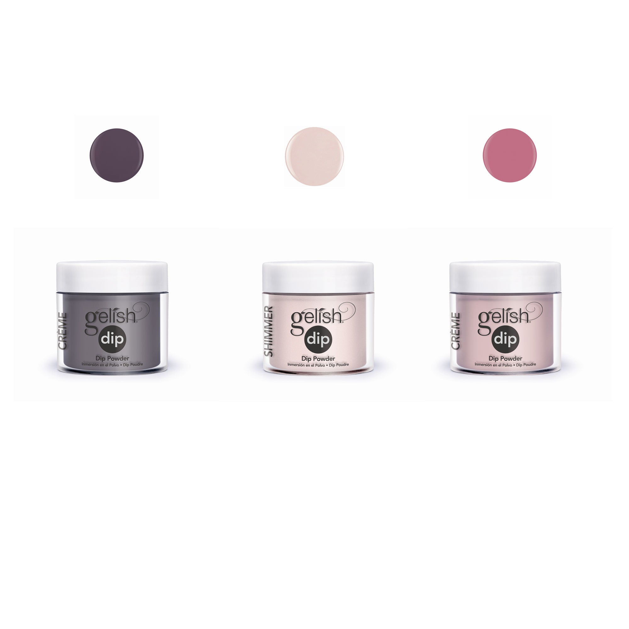 Gelish Dip Acrylic Powder Core Basics 3 Piece Long Lasting Nail Polish(Open Box)