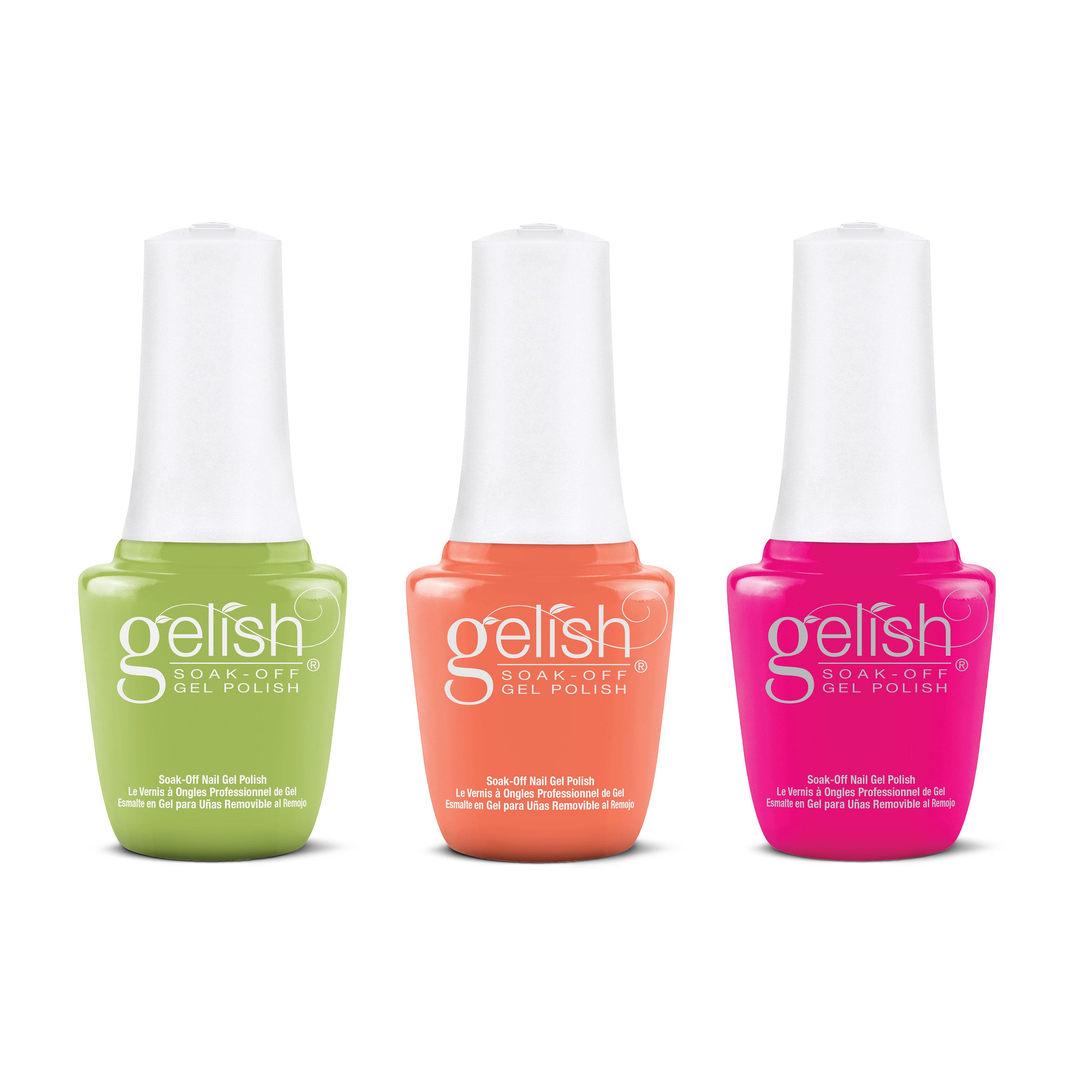 Gelish Summer 2021 9mL Feel the Vibes Gel Nail Polish and Base & Top Sealer - VMInnovations